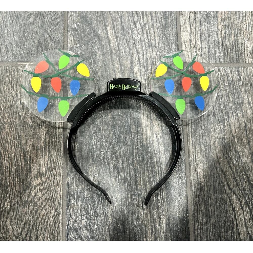 GENTLY USED LIGHT UP "HAPPY HOLIDAYS" EARS